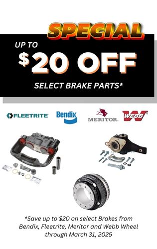 Save on select brake parts on Repairlink