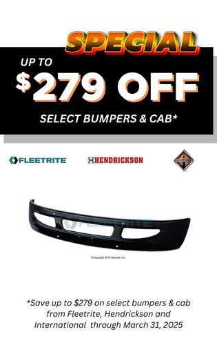 Save on select bumpers and cab parts on Repairlink