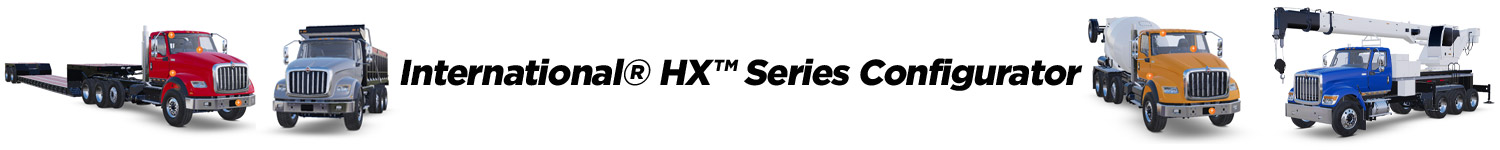 Build your own International HX Series with the colors, options and specifications to fit your …