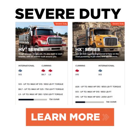 International Severe Duty Trucks: HX Series and the new HV Series at McCandless Truck Center