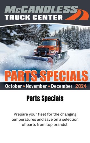 View our Current All Makes Heavy Truck and Trailer parts specials at McCandless Truck Center