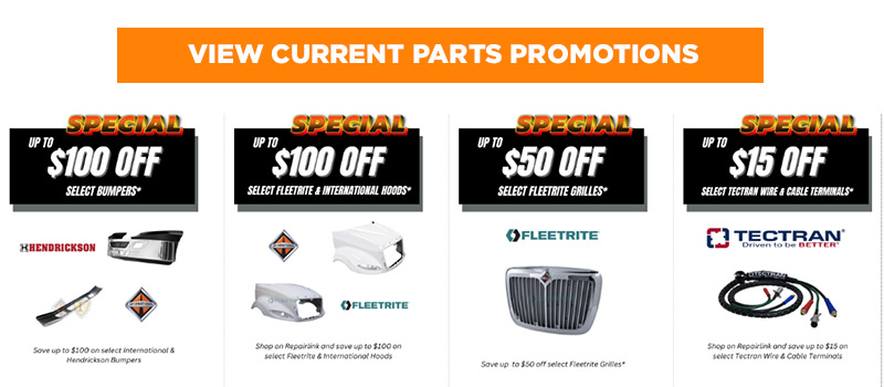 View quarterly parts promos and repairlink dollars off savings on parts from trusted brands