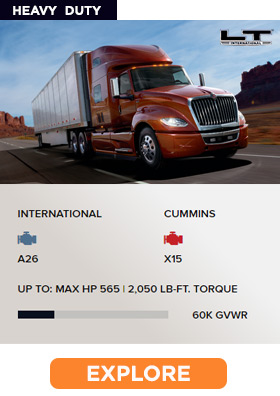 Learn More About the International® LT® Long Haul OTR Semi Trucks